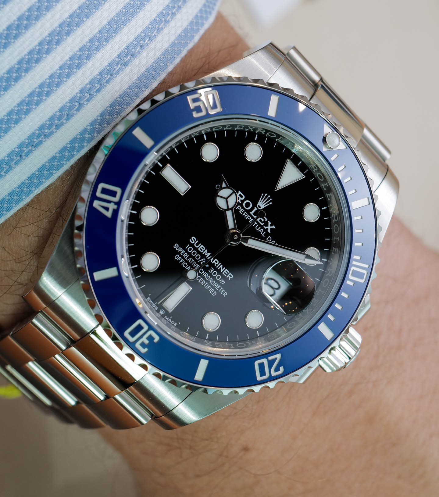 スーパークローン ロレックス サブマリーナ「クッキー モンスター」 41mm ブラック ダイヤル 126619LB $999.00