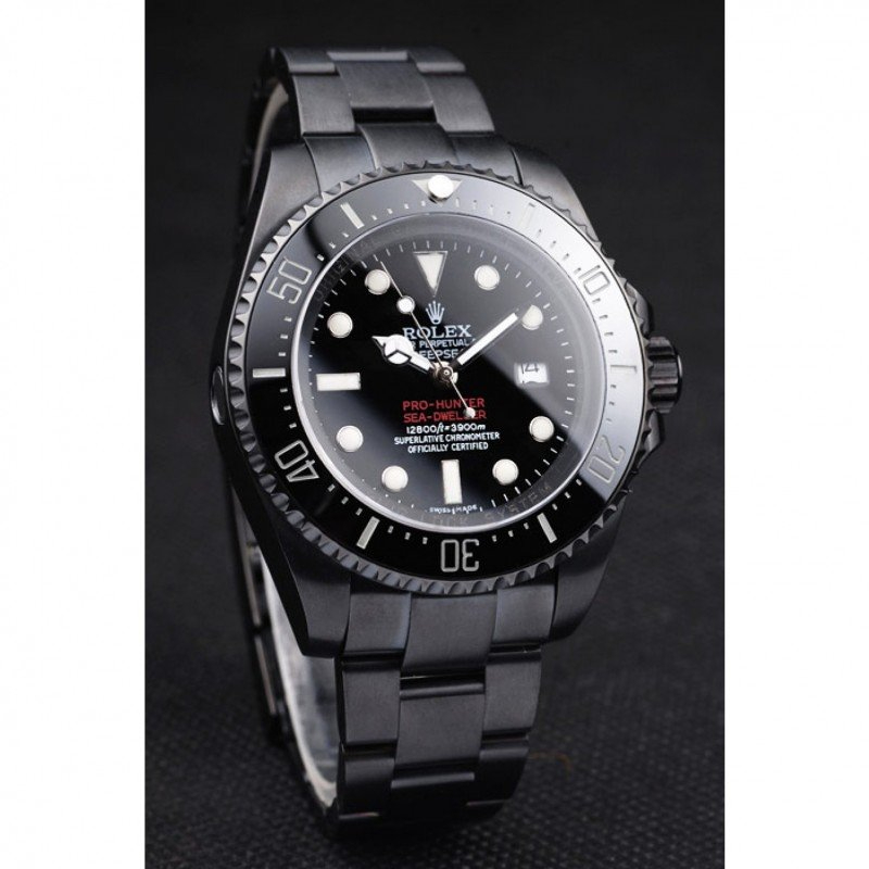 スーパークローン ロレックス ディープシー 42mm ブラック ダイヤル REP016819 $999.00