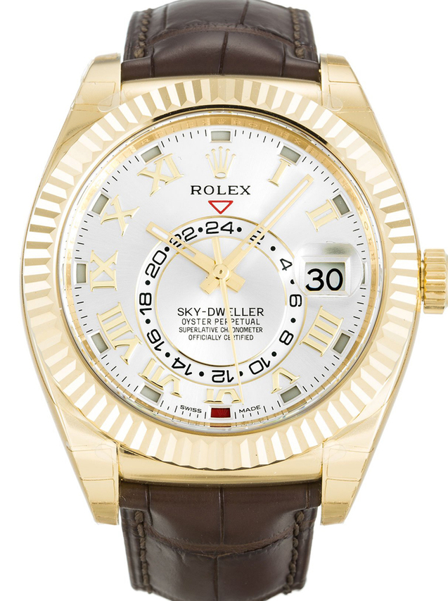 ロレックス スカイドゥエラー 42mm シルバー ダイヤル 326138 $379.00