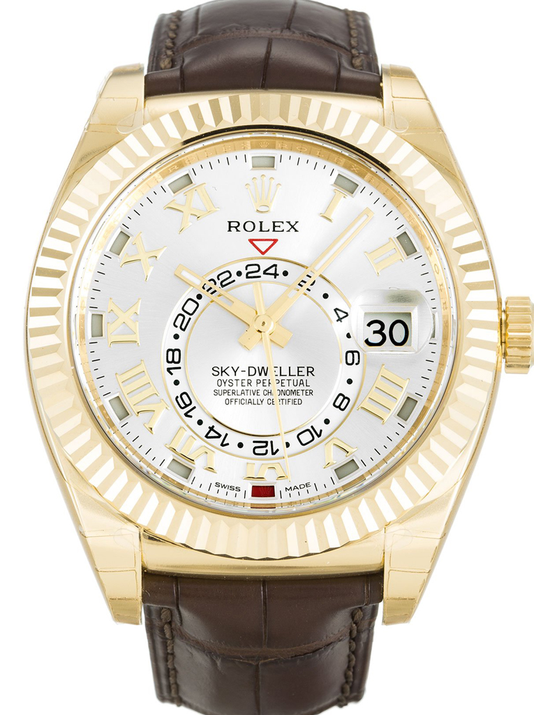 ロレックス スカイドゥエラー 42mm シルバー ダイヤル 326138 $379.00
