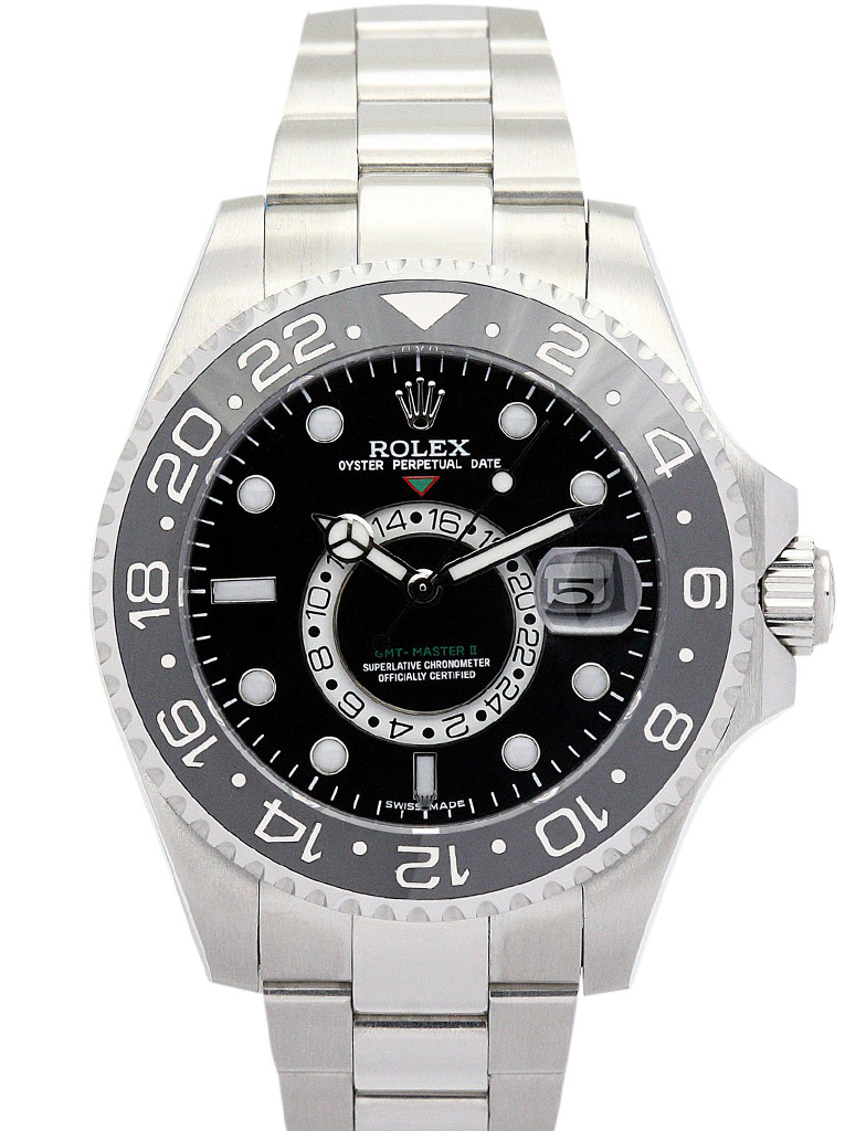 ロレックス GMT マスター 40mm ブラック ダイヤル 16720-3 $399.00