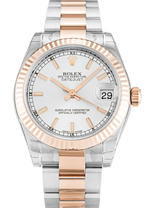 ロレックス デイトジャスト ミッドサイズ 31mm シルバー ダイヤル 178271 $399.00