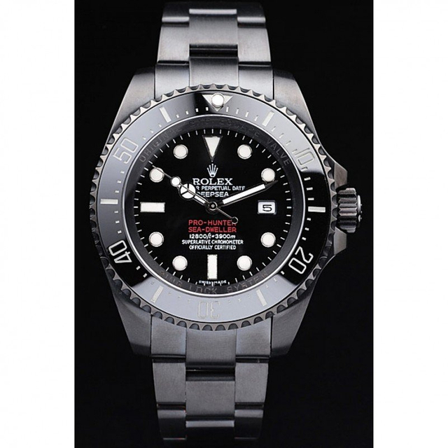 スーパークローン ロレックス ディープシー 42mm ブラック ダイヤル REP016819 $999.00