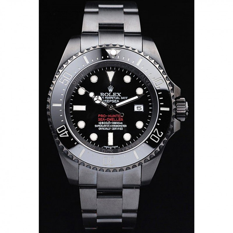 スーパークローン ロレックス ディープシー 42mm ブラック ダイヤル REP016819 $999.00