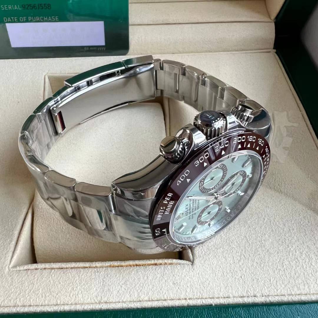 スーパークローン ロレックス デイトナ 40 mm アイスブルー ダイヤル 126506 “プラトナ” $599.00 – $1,329.00