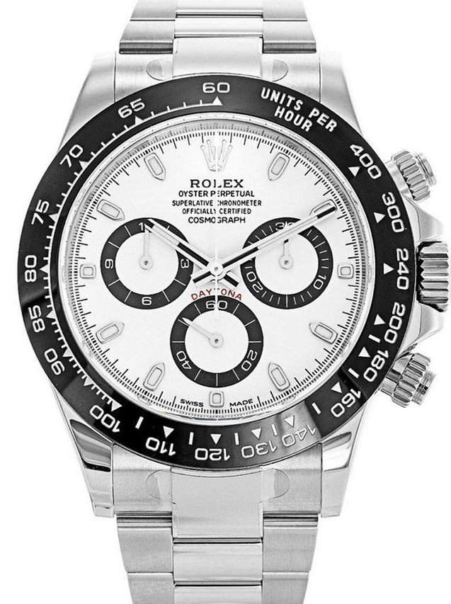ロレックス デイトナ “パンダ” 40mm ホワイト ダイヤル 116500LN $299.00