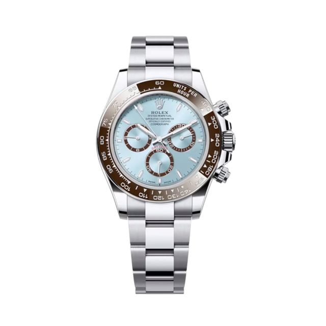 スーパークローン ロレックス デイトナ 40 mm アイスブルー ダイヤル 126506 “プラトナ” $599.00 – $1,329.00