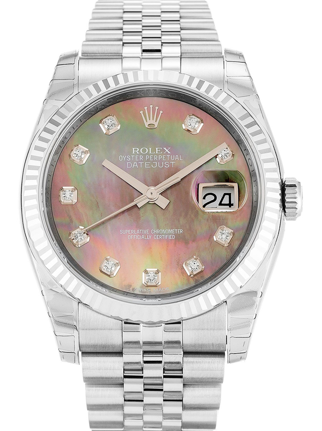 ロレックス デイトジャスト 36mm マザーオブパール ダイヤル 116234 $399.00