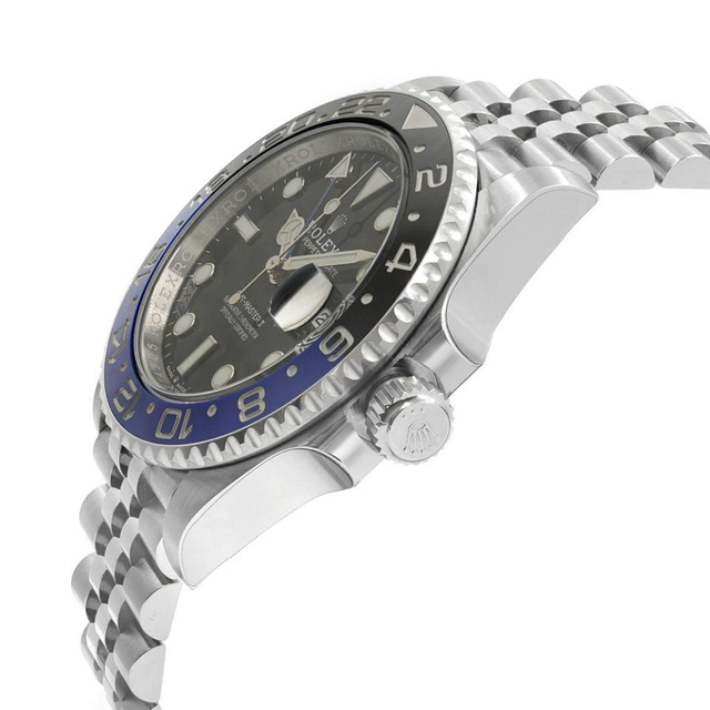 スーパークローン ロレックス GMT マスター II ブラック ダイヤル 126710BLNR “バットガール” $999.00