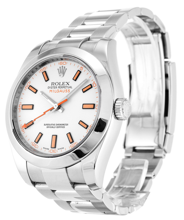 ロレックス ミルガウス 40mm ホワイト ダイヤル 116400 $399.00