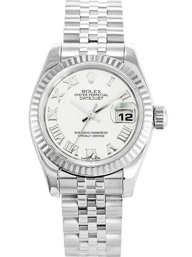 ロレックス デイトジャスト 26mm ホワイト ダイヤル 179174 $399.00