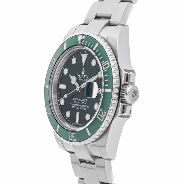 スーパークローン ロレックス サブマリーナ 40mm グリーン ダイヤル 116610LV “ハルク” $999.00