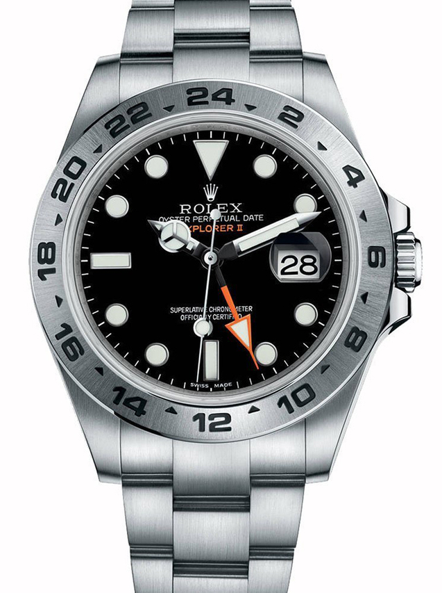 ロレックス エクスプローラー II 42mm ブラック ダイヤル 216570 BKSO $399.00