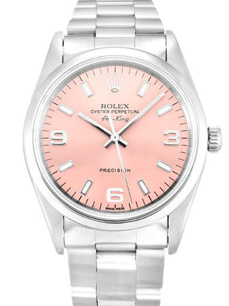 ロレックス エアキング 34mm ピンク ダイヤル 14000-2 $399.00