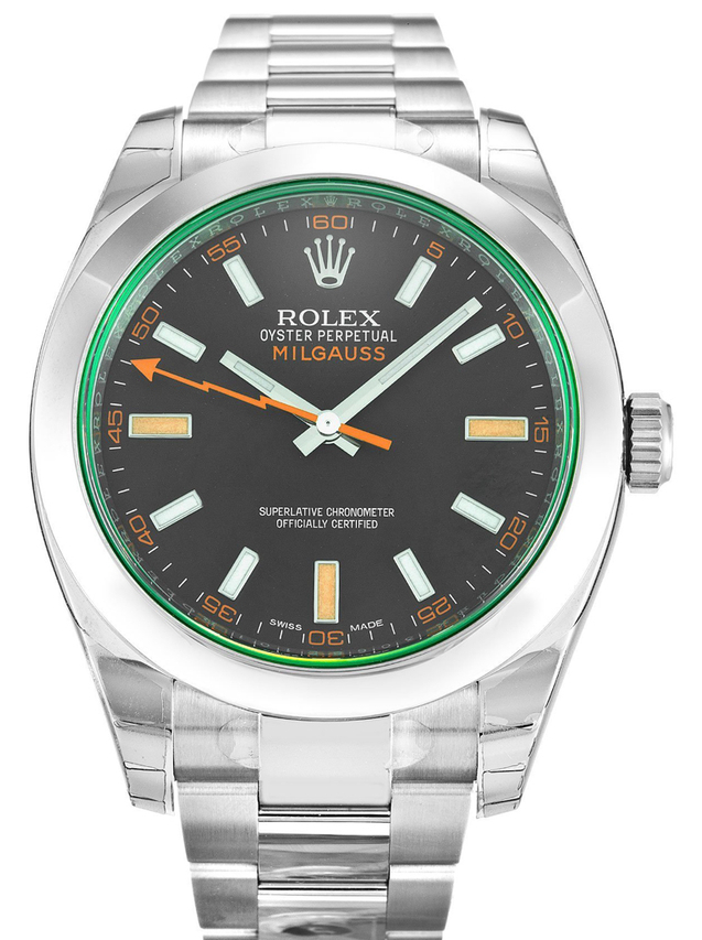 ロレックス ミルガウス 40mm ブラック ダイヤル 116400GV $399.00