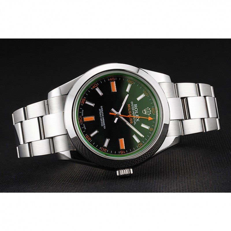 スーパークローン ロレックス ミルガウス 41mm ブラック ダイヤル REP016836 $999.00