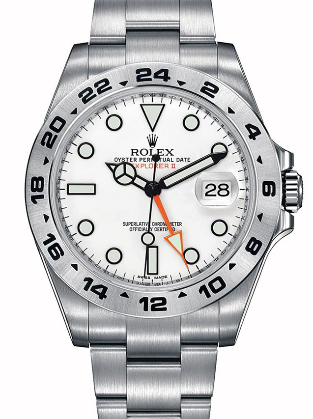 ロレックス「ポーラー」エクスプローラー II 42mm ホワイト ダイヤル 216570 WSO $399.00