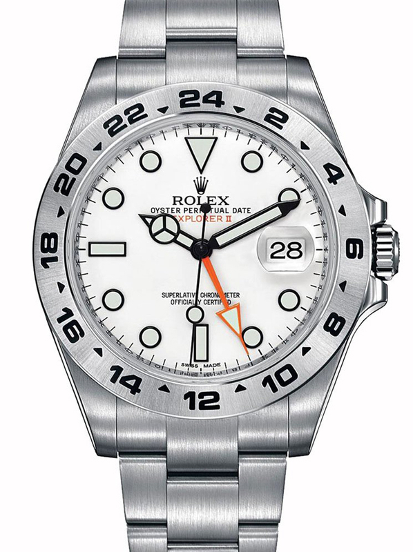 ロレックス「ポーラー」エクスプローラー II 42mm ホワイト ダイヤル 216570 WSO $399.00