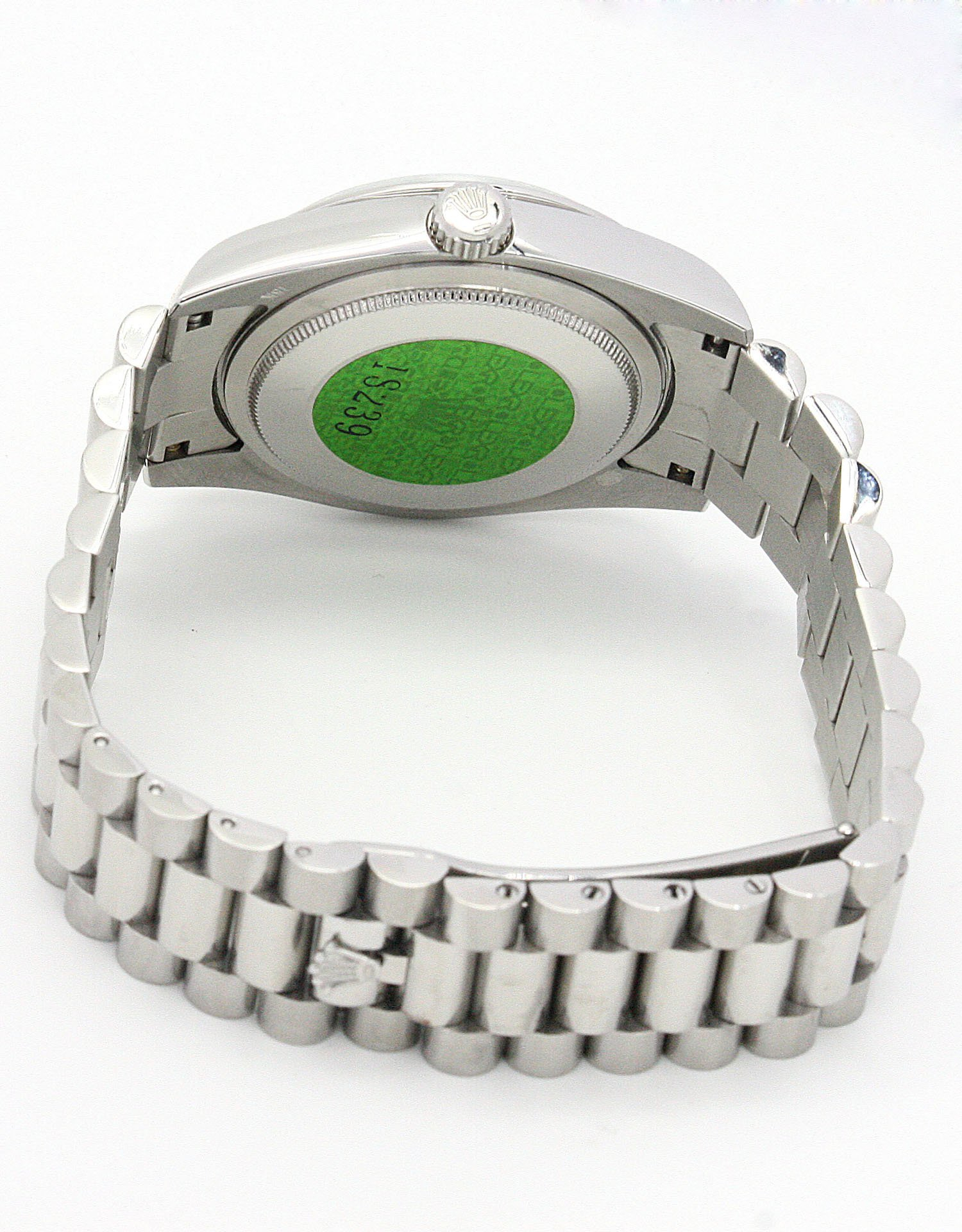 ロレックス デイデイト 36mm グリーンとシルバー ダイヤモンド ダイヤル 118346 $325.00