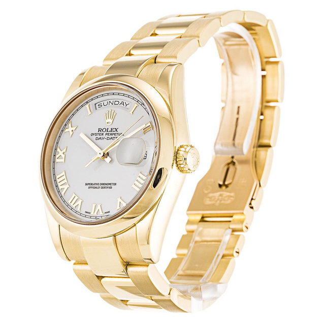 ロレックス デイデイト 36mm ホワイト ダイヤル 118208 $399.00