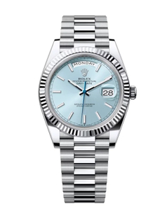 スーパークローン ロレックス デイデイト 40 mm アイスブルー ダイヤル 228236 $1,099.00