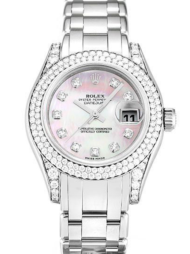 ロレックス パールマスター 36mm マザーオブパール – ピンクダイヤル 80359 $369.00