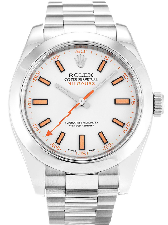 ロレックス ミルガウス 40mm ホワイト ダイヤル 116400 $399.00