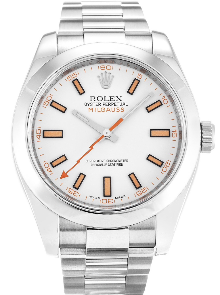 ロレックス ミルガウス 40mm ホワイト ダイヤル 116400 $399.00