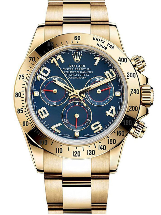 ロレックス デイトナ 40mm ブルー ダイヤル 116528 $599.00 – $1,329.00