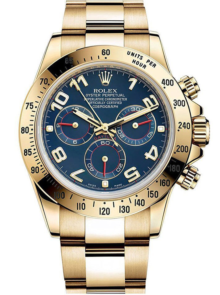 ロレックス デイトナ 40mm ブルー ダイヤル 116528 $599.00 – $1,329.00