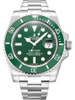 スーパークローン ロレックス サブマリーナ 40mm グリーン ダイヤル 116610LV “ハルク” $999.00