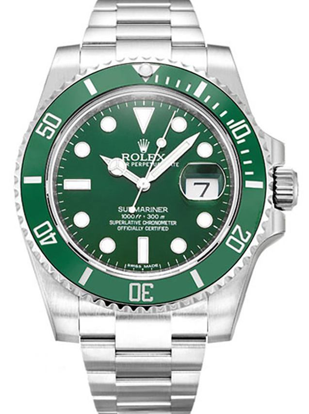スーパークローン ロレックス サブマリーナ 40mm グリーン ダイヤル 116610LV “ハルク” $999.00