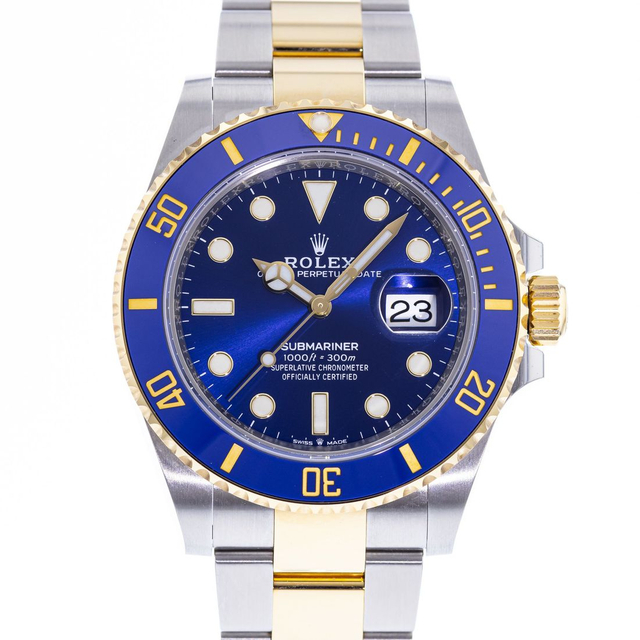 スーパークローン ロレックス サブマリーナ 41mm ブルー ダイヤル 126613LB ブルージー $999.00