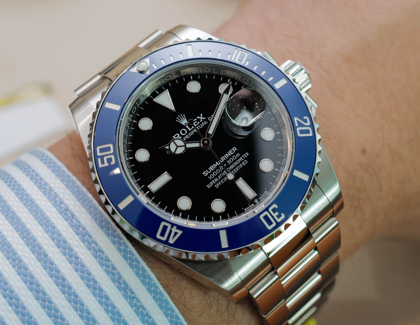 スーパークローン ロレックス サブマリーナ「クッキー モンスター」 41mm ブラック ダイヤル 126619LB $999.00