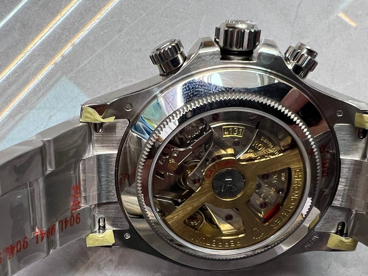 スーパークローン ロレックス デイトナ 40 mm 126506 「プラトナ」 オープン ケースバック $599.00 – $1,329.00