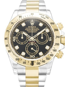 ロレックス デイトナ 40mm ブラック ダイヤル 116523/2 $599.00 – $1,329.00