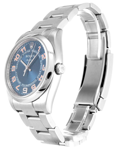 ロレックス エアキング 34mm ブルー ダイヤル 114200 $399.00