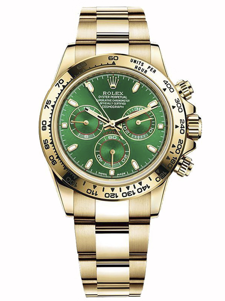 スーパークローン ロレックス デイトナ 40mm グリーン ダイヤル 116508 $599.00 – $1,329.00