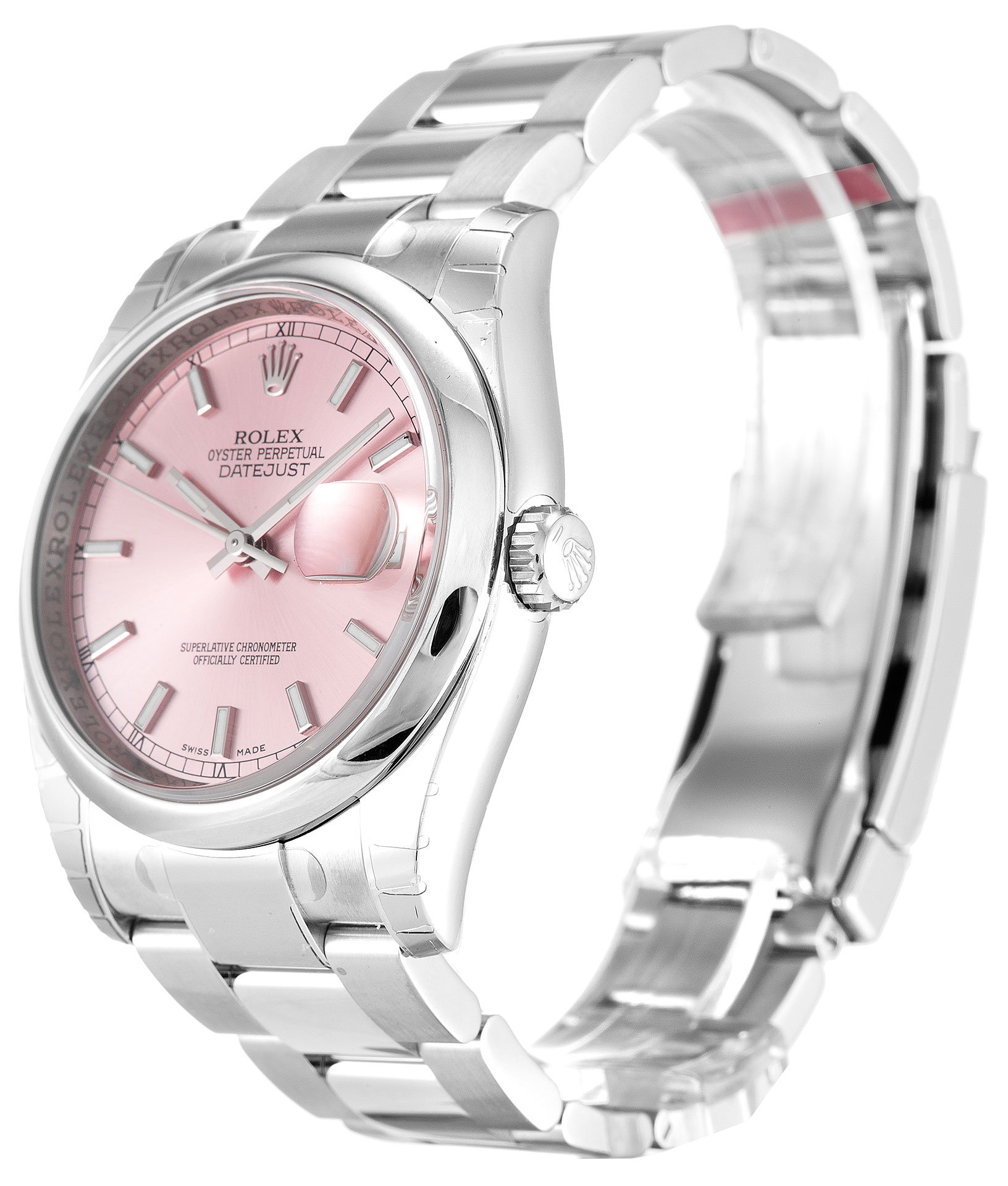 ロレックス デイトジャスト 36mm ピンクダイヤル 116200 $399.00