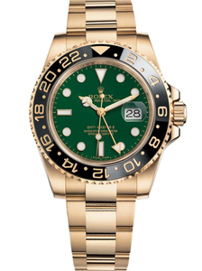 スーパークローン ロレックス GMT マスター II 40mm グリーン ダイヤル 116718LN $999.00