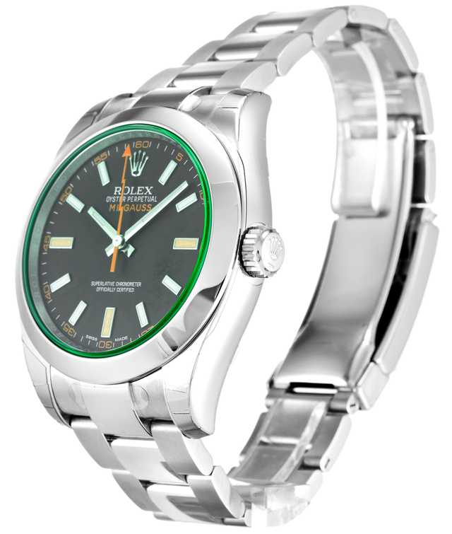 ロレックス ミルガウス 40mm ブラック ダイヤル 116400GV $399.00